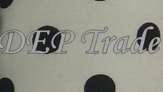 Tkan. A1 puntík bílo-černá 10mm